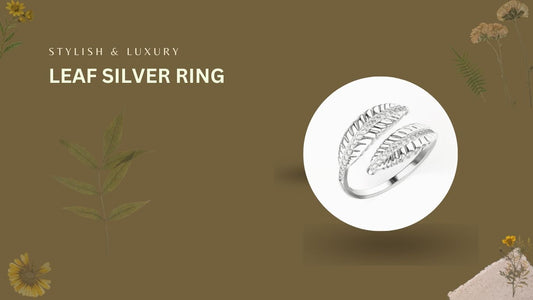 Introducing new design leaf silver ring for women - Silvercliv