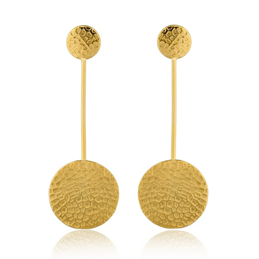 Drop Coin Earrings