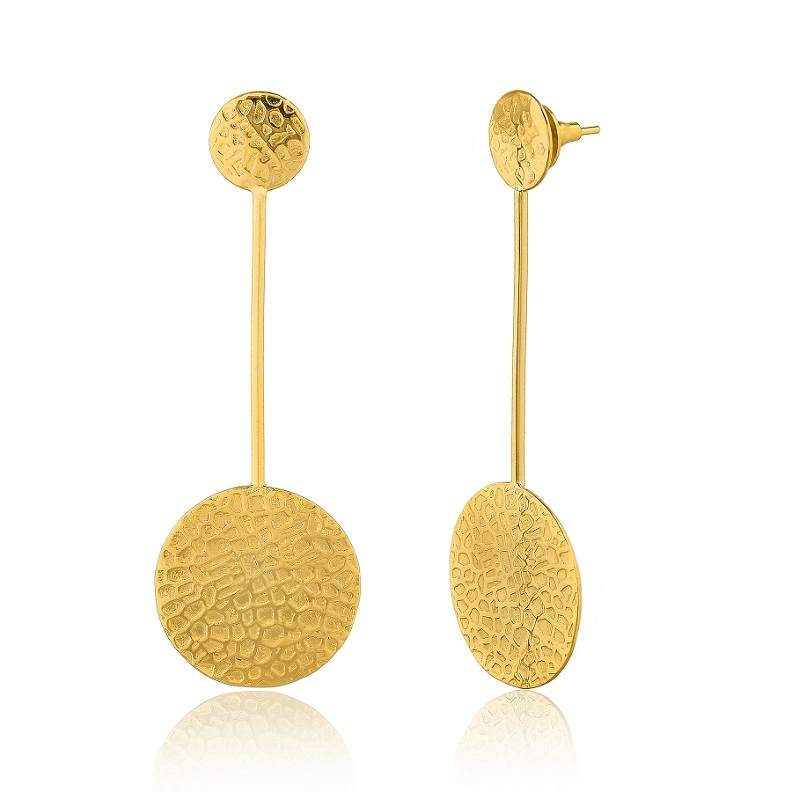 Drop Coin Earrings