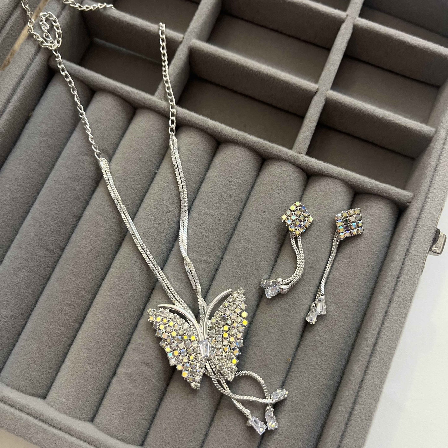 Big Butterfly pendant set