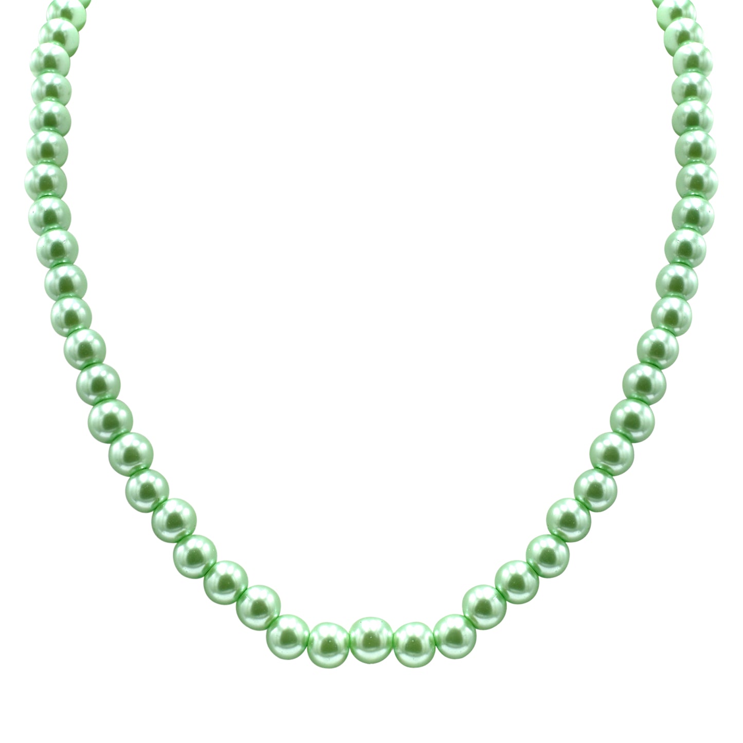 Green pearl necklace - Silvercliv