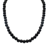 Black pearl necklace - Silvercliv