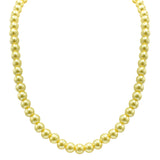 Golden pearl necklace - Silvercliv