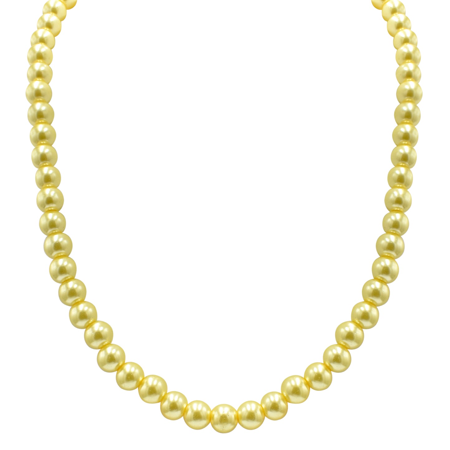 Golden pearl necklace - Silvercliv