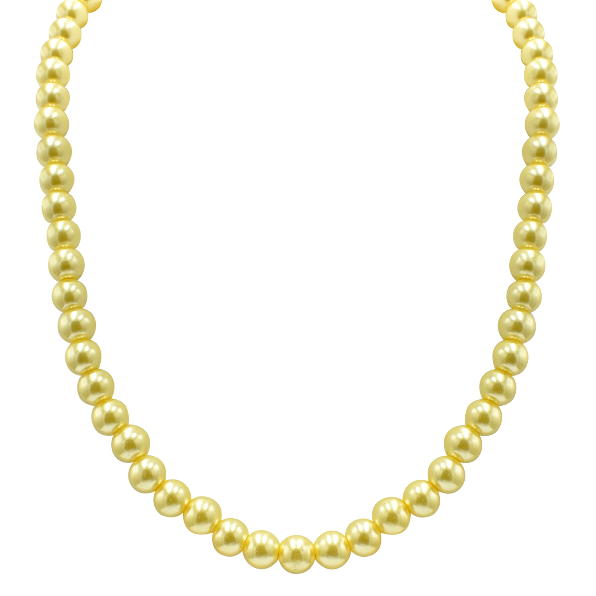 Golden pearl necklace - Silvercliv