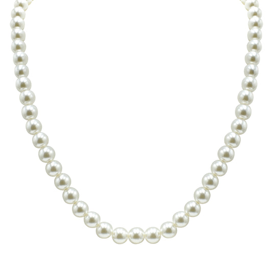 White pearl necklace - Silvercliv