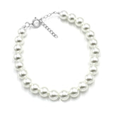 White Pearl Bracelet - Silvercliv