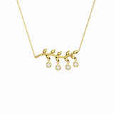 Caterpillar Gold Plated Pendant With Chain - Silvercliv