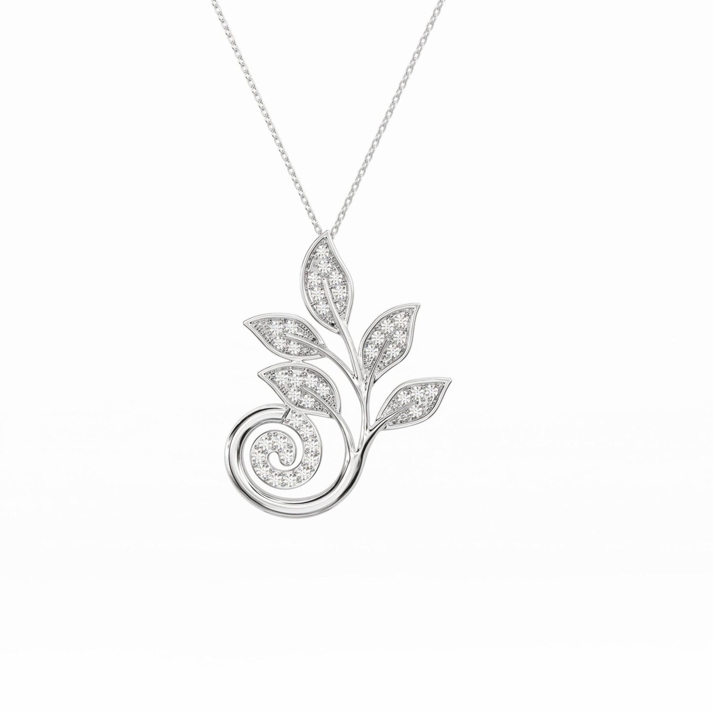 Scorpion Leaf Pendant - Silvercliv