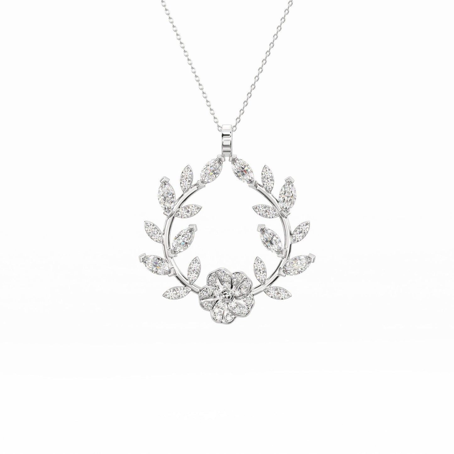 Flowery Pendant - Silvercliv