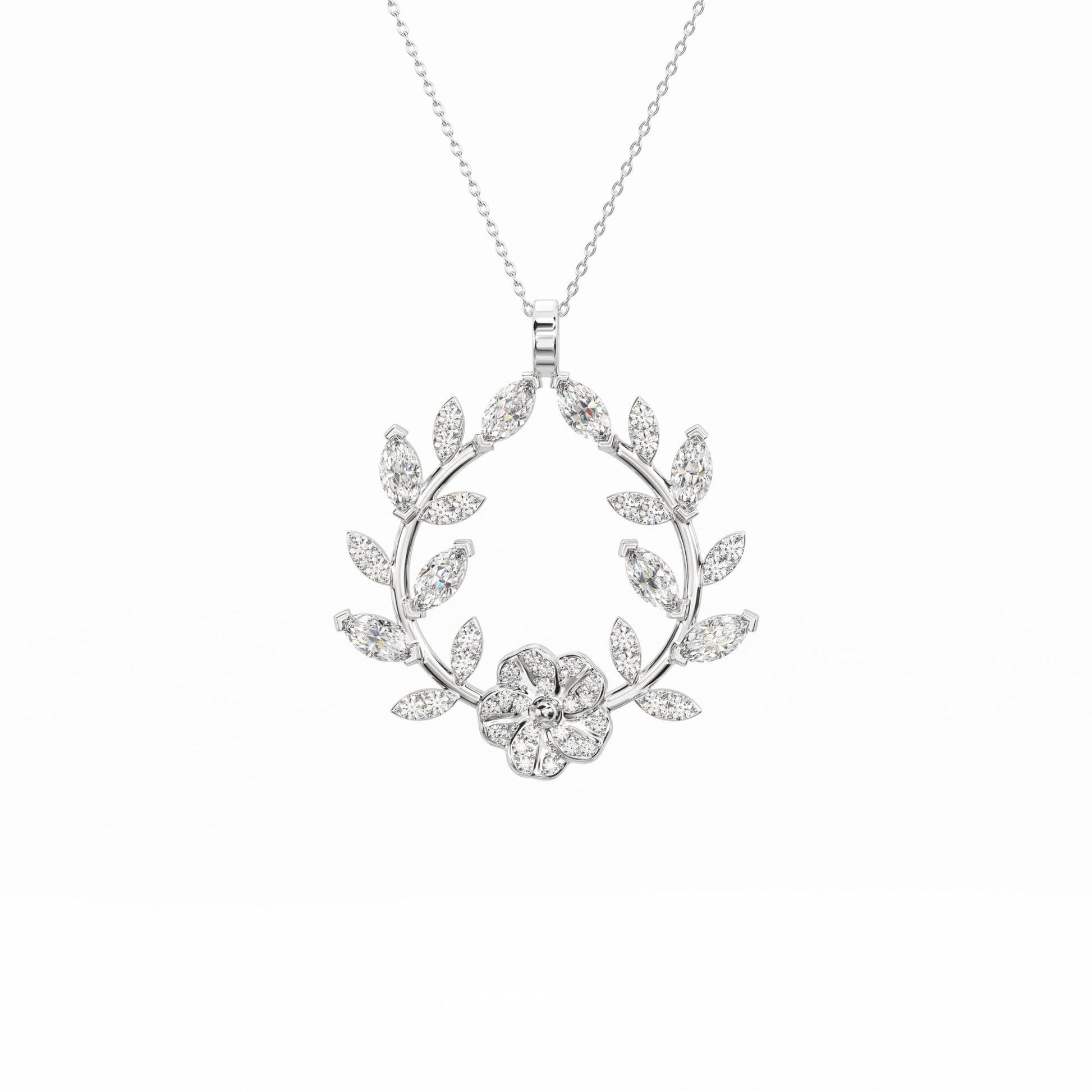 Flowery Pendant - Silvercliv