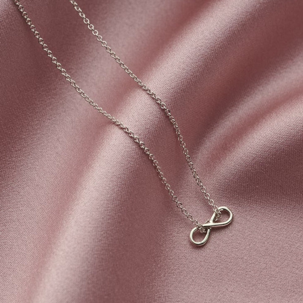 Silver Infinity Pendant With Chain